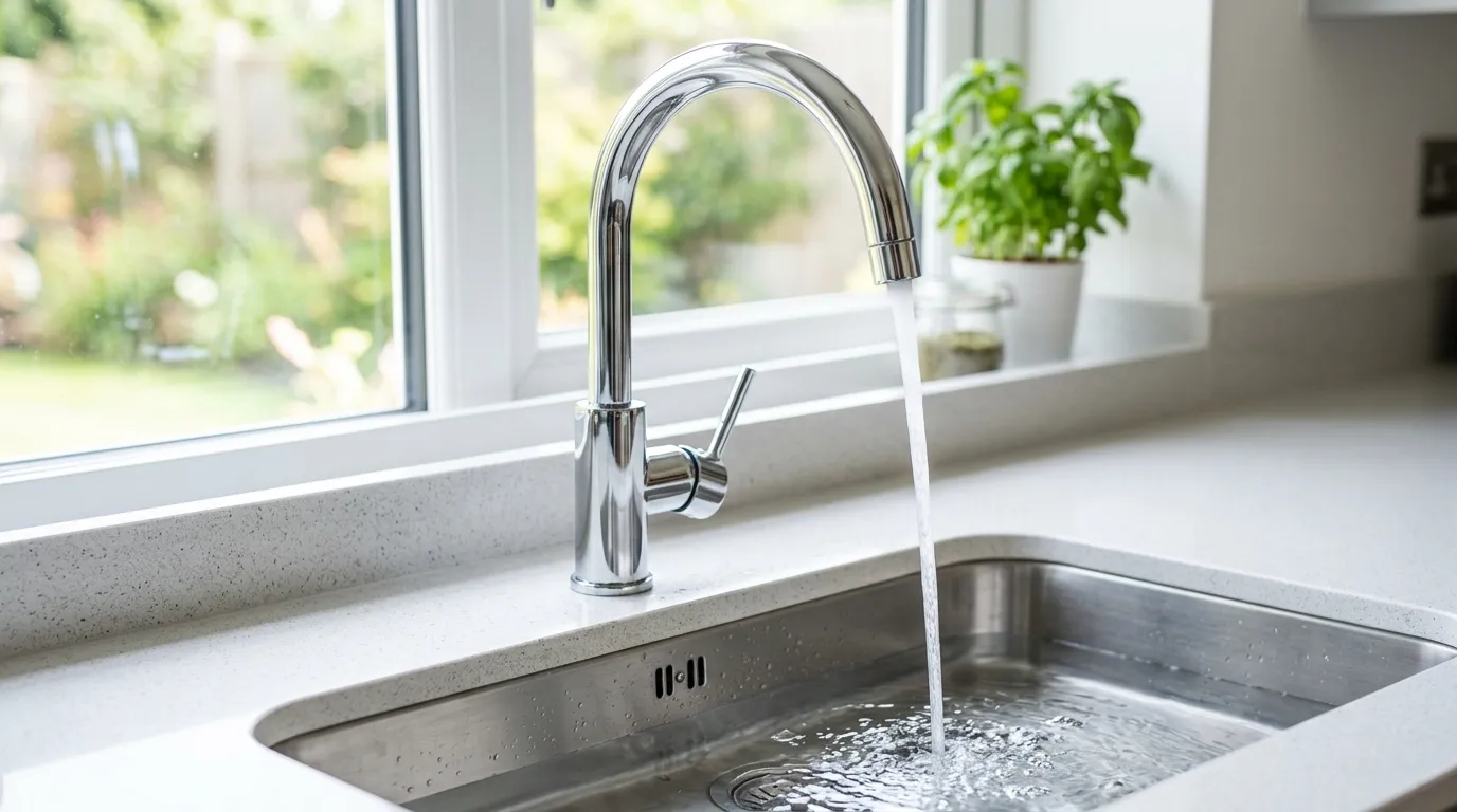 Local Plumbing Master Pros same day plumber fixing a faucet in Suncook, NH